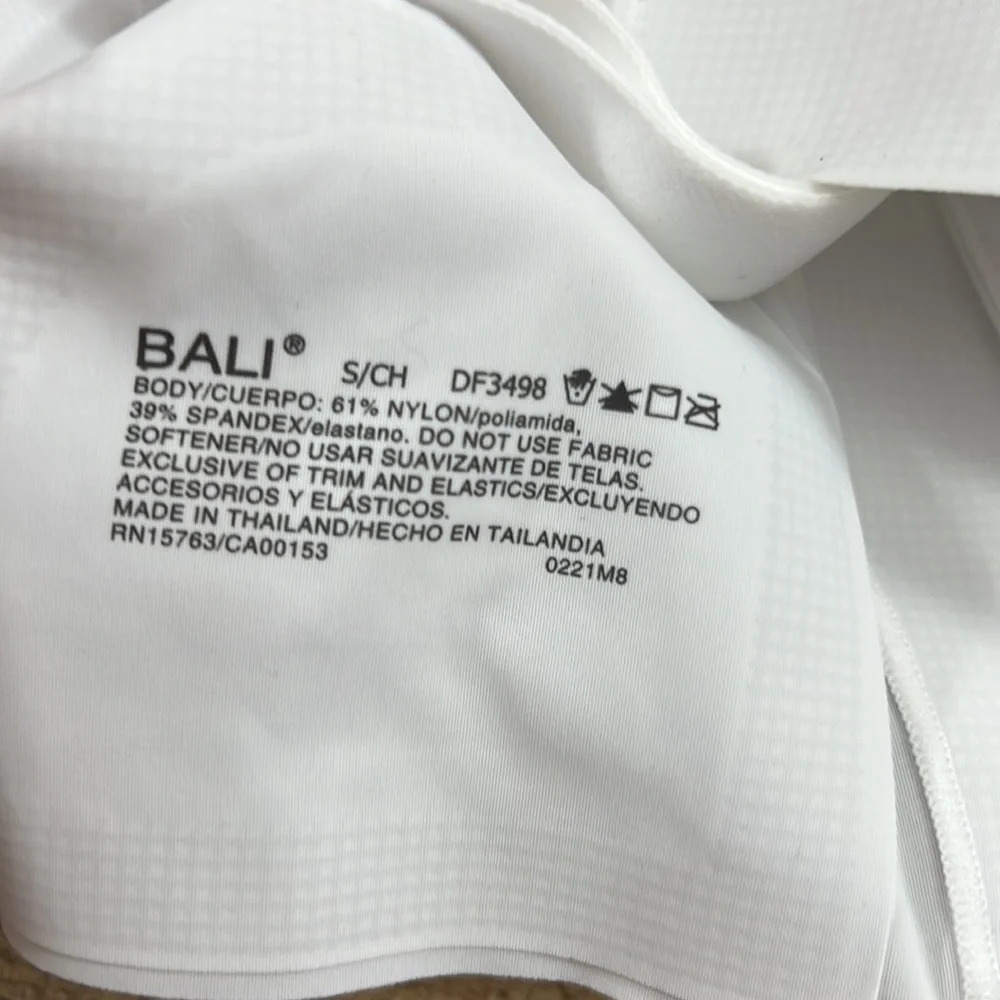 Bali White T-shirt Bra Women's Small‎ Underwire Wire - Picture 3 of 3